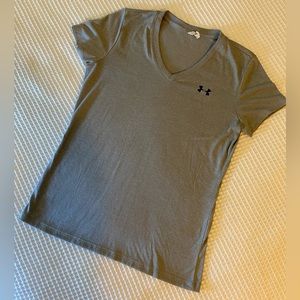 Under Armour Grey V-Neck T-Shirt